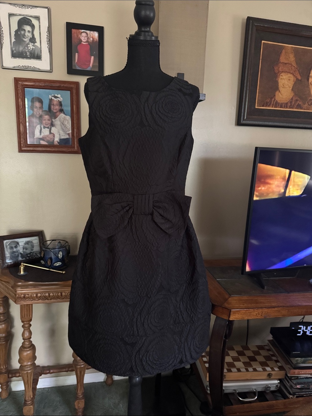 Taylor Fit and Flair Sleeveless Cocktail Dress